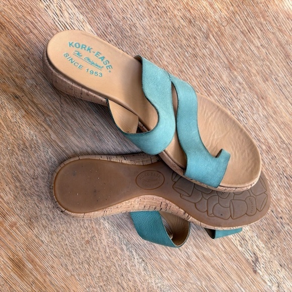 Kork Ease Elaver Sandals in Blue - Picture 4 of 6